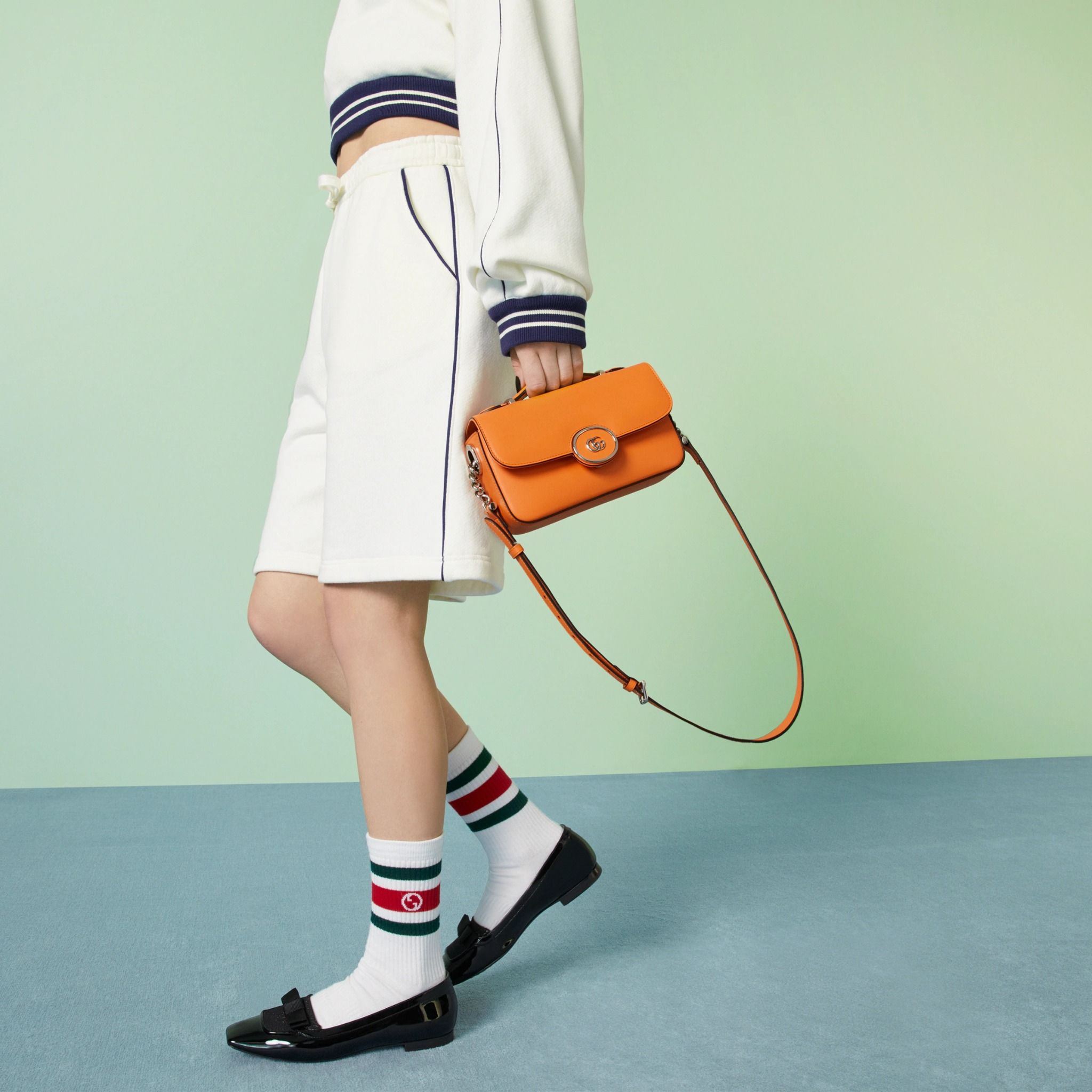  Túi Nữ Gucci Petite GG Mini Shoulder Bag 'Orange' 