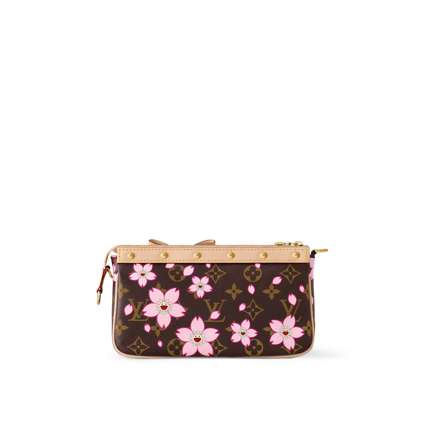  Túi Nữ Louis Vuitton LV x TM Pochette Accessoires Bag 'Sakura Brown' 