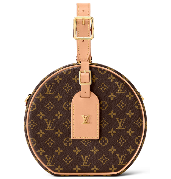  Túi Nữ Louis Vuitton Petite Boite Chapeau Monogram Coated Canvas 'Brown' 