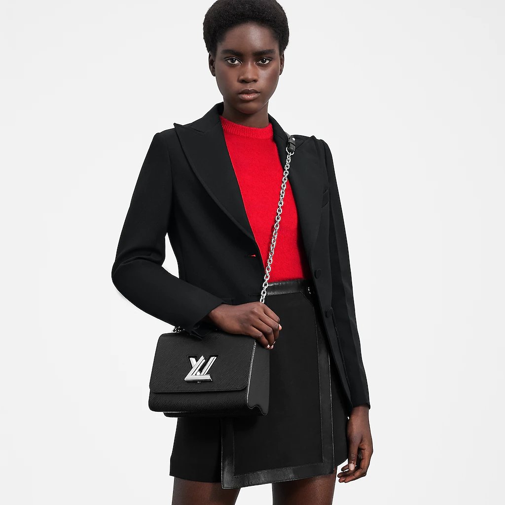 Louis Vuitton Twist MM Bag Black  Nice Bag