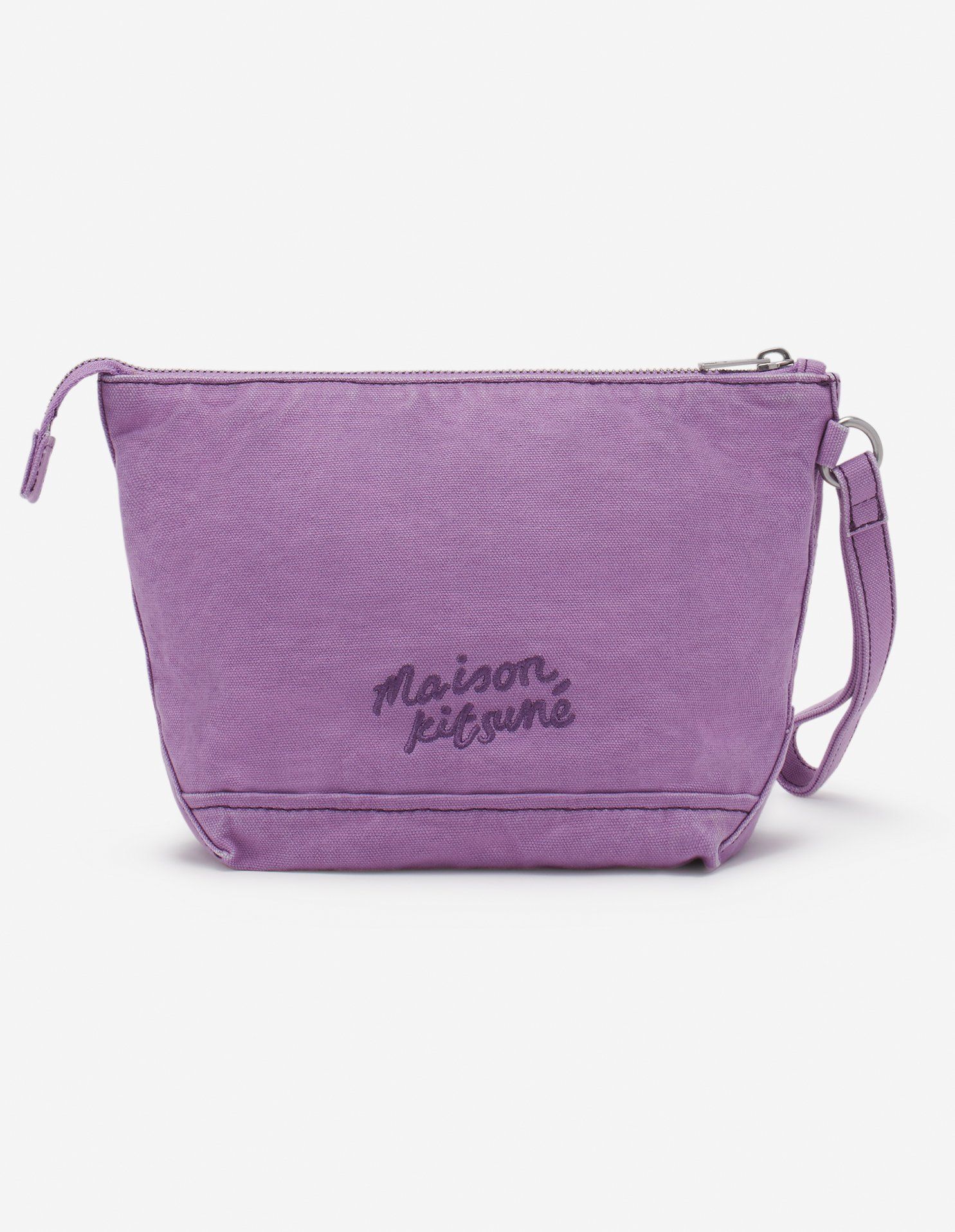  Túi Nữ Maison Kitsune Fox Head Zipped Pouch 'Lilac' 