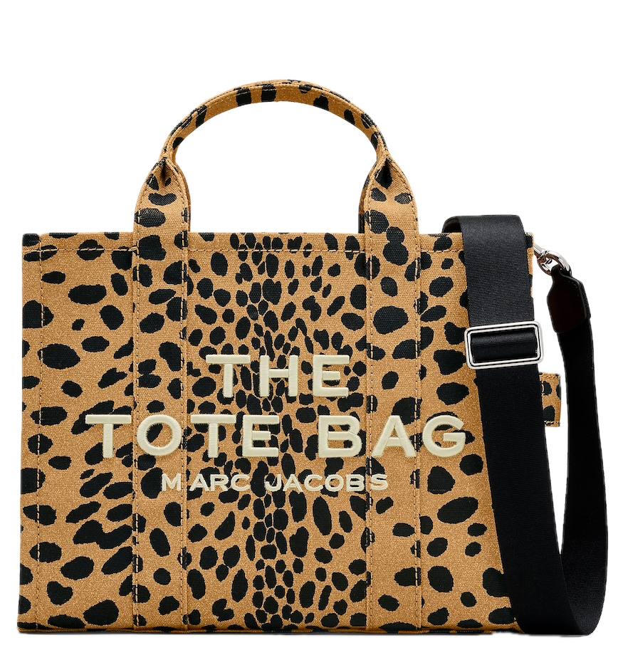  Túi Nữ Marc Jacobs The Cheetah Canvas Medium Tote Bag 'Brown' 