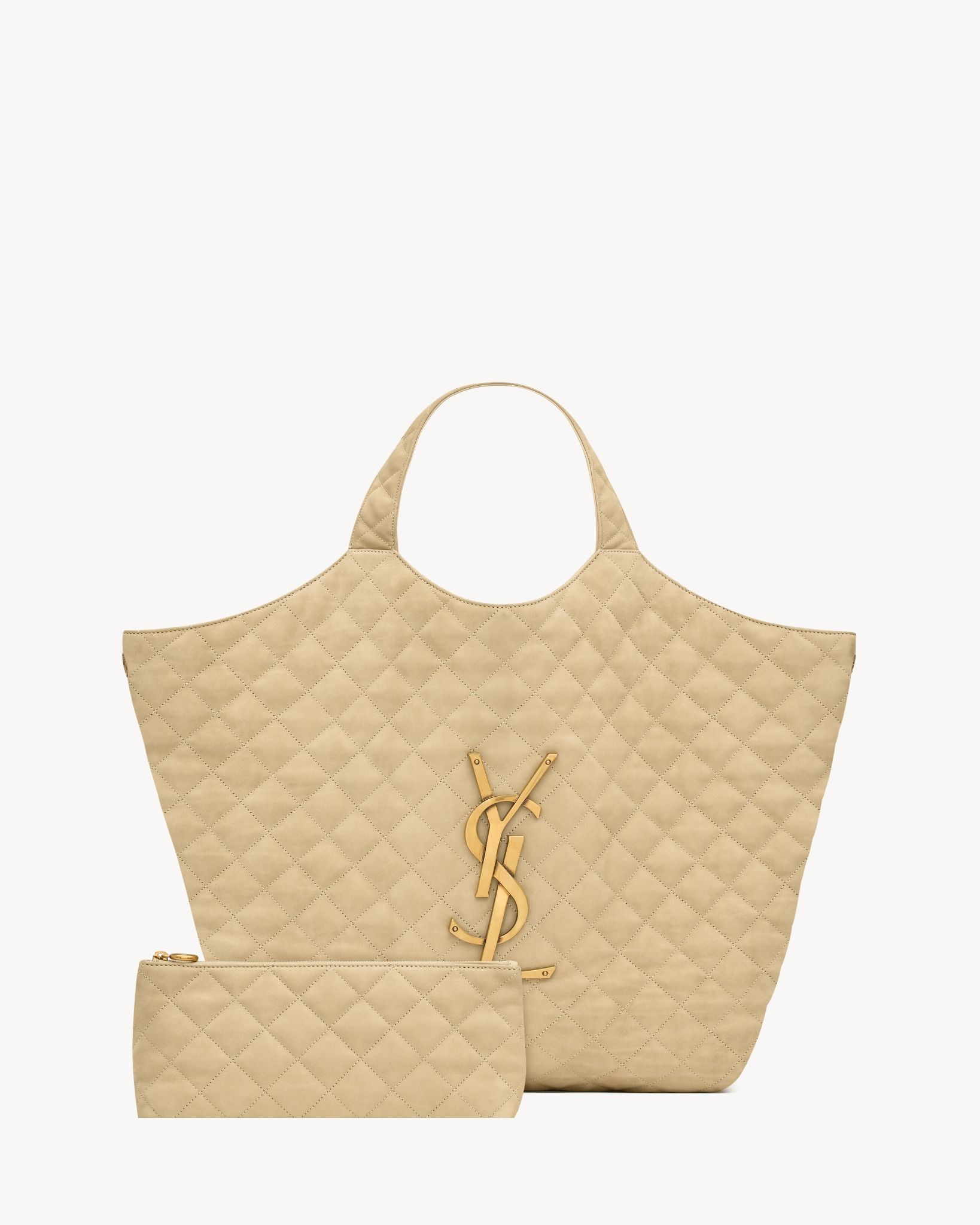  Túi Nữ Saint Laurent Icare Maxi Shopping Bag 'Beige' 