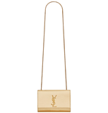  Túi Nữ Saint Laurent Kate Small Metallic Leather 'Gold' 