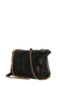  Túi Nữ Saint Laurent Puffer Toy Bag In Quilted Lambskin 'Black' 