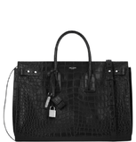  Túi Nữ Saint Laurent Sac De Jour Large Crocodile 'Black' 
