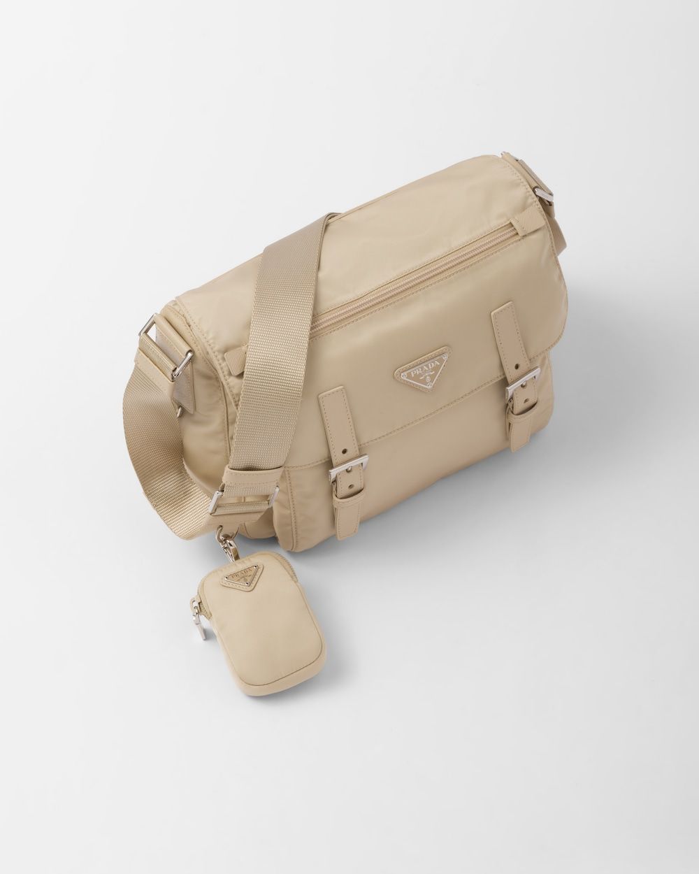  Túi Prada Re-Nylon Shoulder Bag 'Desert Beige' 