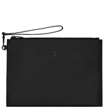  Túi Saint Laurent Cassandre Zipped Tablet Holder 'Black' 