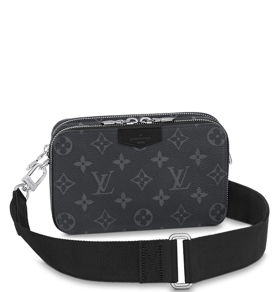  Túi Nam Louis Vuitton Alpha Wearable Wallet 'Black' 