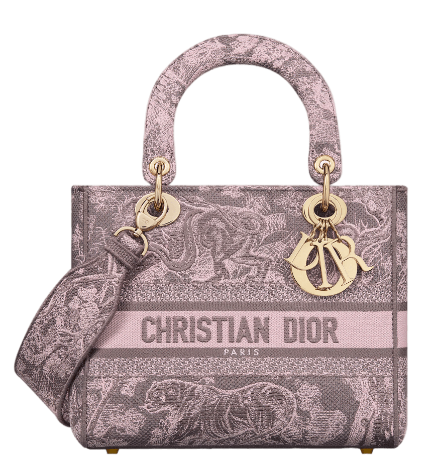 Dior Indigo Blue Ultramatte Lady Dior Medium Bag  MILNY PARLON