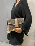  Túi Nữ Fendi Monogram Clutch 'Brown' 