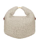  Túi Nữ Polene Béri Ecru Shearling 'White' 
