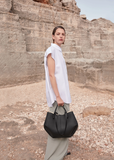  Túi Nữ Polene Cyme Textured 'Black' 