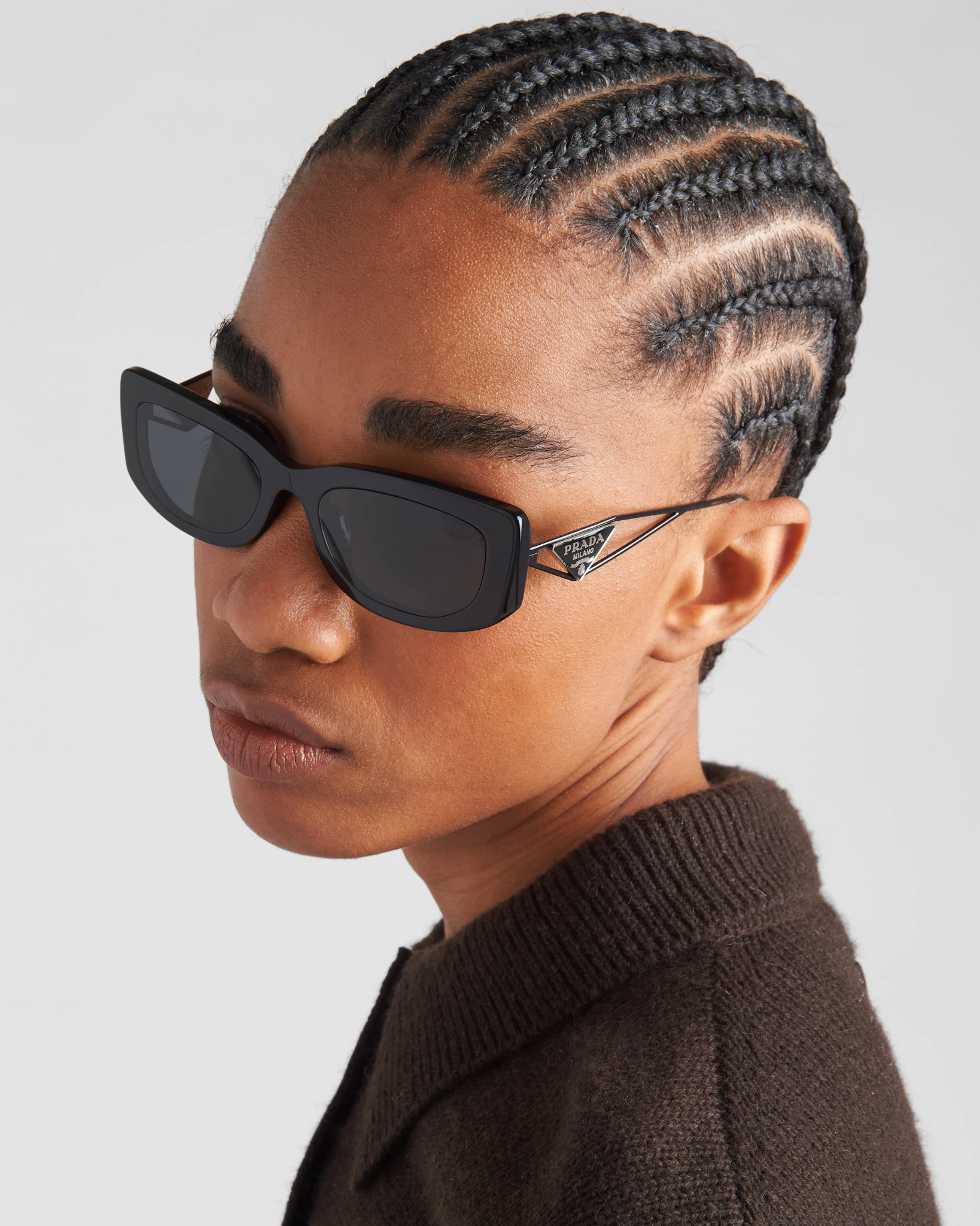  Kính Nữ Prada Symbole Sunglasses 'Black' 