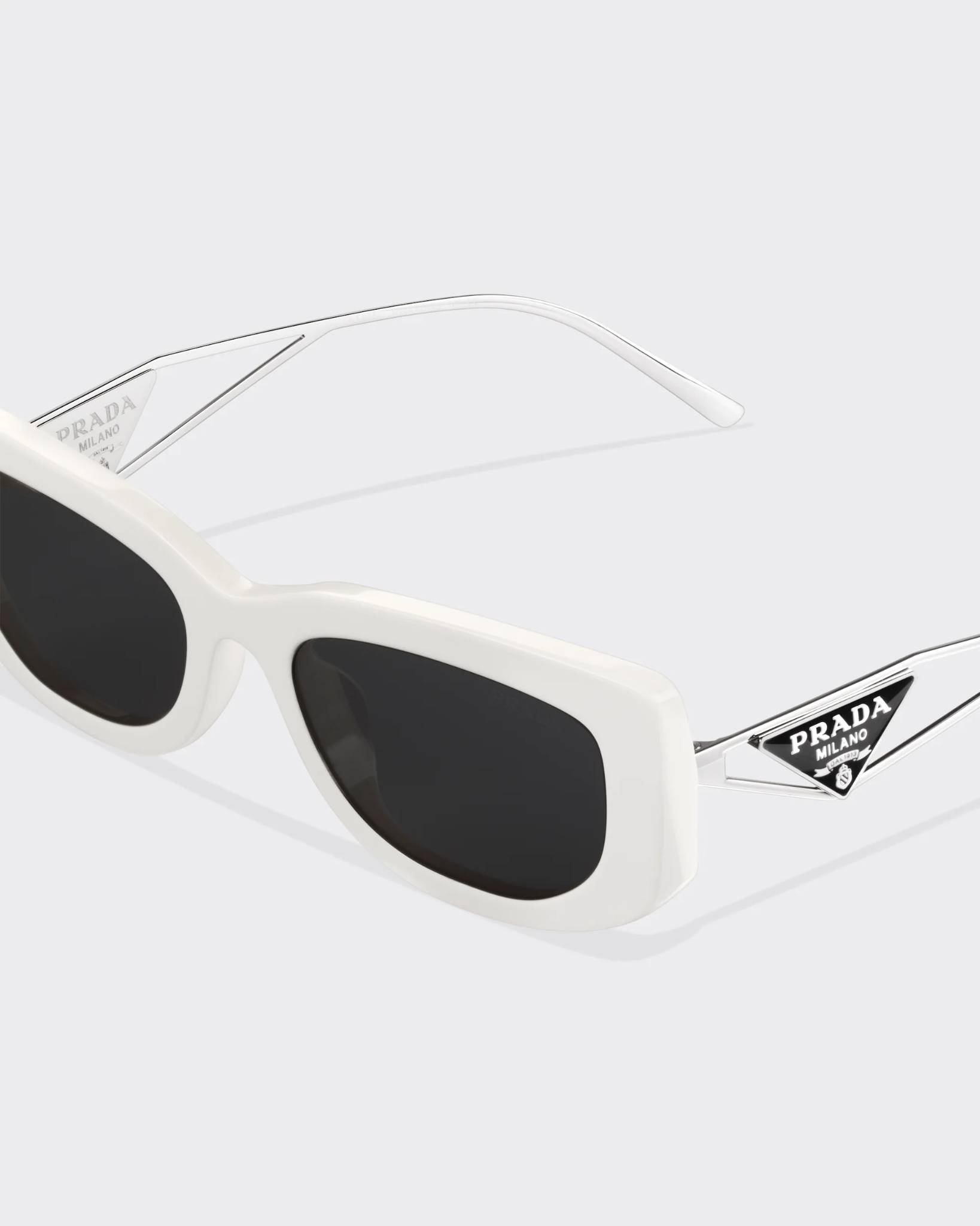 Kính Nữ Prada Symbole Sunglasses 'White'