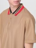  Áo Nam Burberry Edney Cotton Piqué Polo 'Camel' 