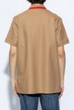  Áo Nam Burberry Edney Cotton Piqué Polo 'Camel' 