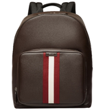  Balo Bally Code Backpack In Ebano Leather 'Brown' 