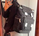  Balo Coach Sprint In Signature Denim 'Black' 