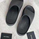  Dép Nam Dolce & Gabbana DG Logo 'Black' 