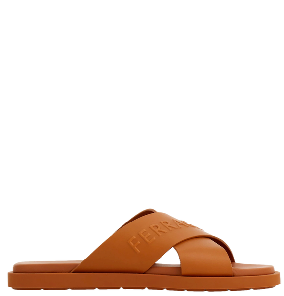  Dép Nam Salvatore Ferragamo Sandal 'Cognac' 