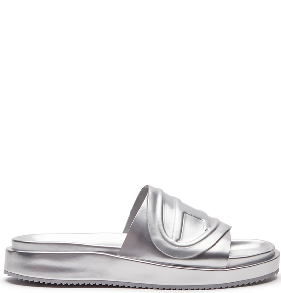  Dép Nữ Diesel Sa-Slide D Oval W 'Silver' 