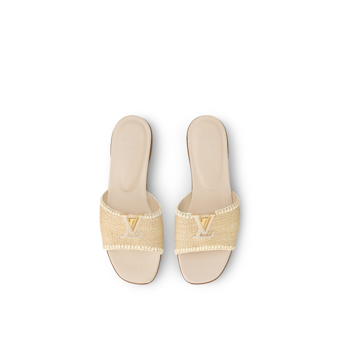 Dép Nữ Louis Vuitton LV Capri Flat Mules 'Cream' 1ACZEM – LUXITY