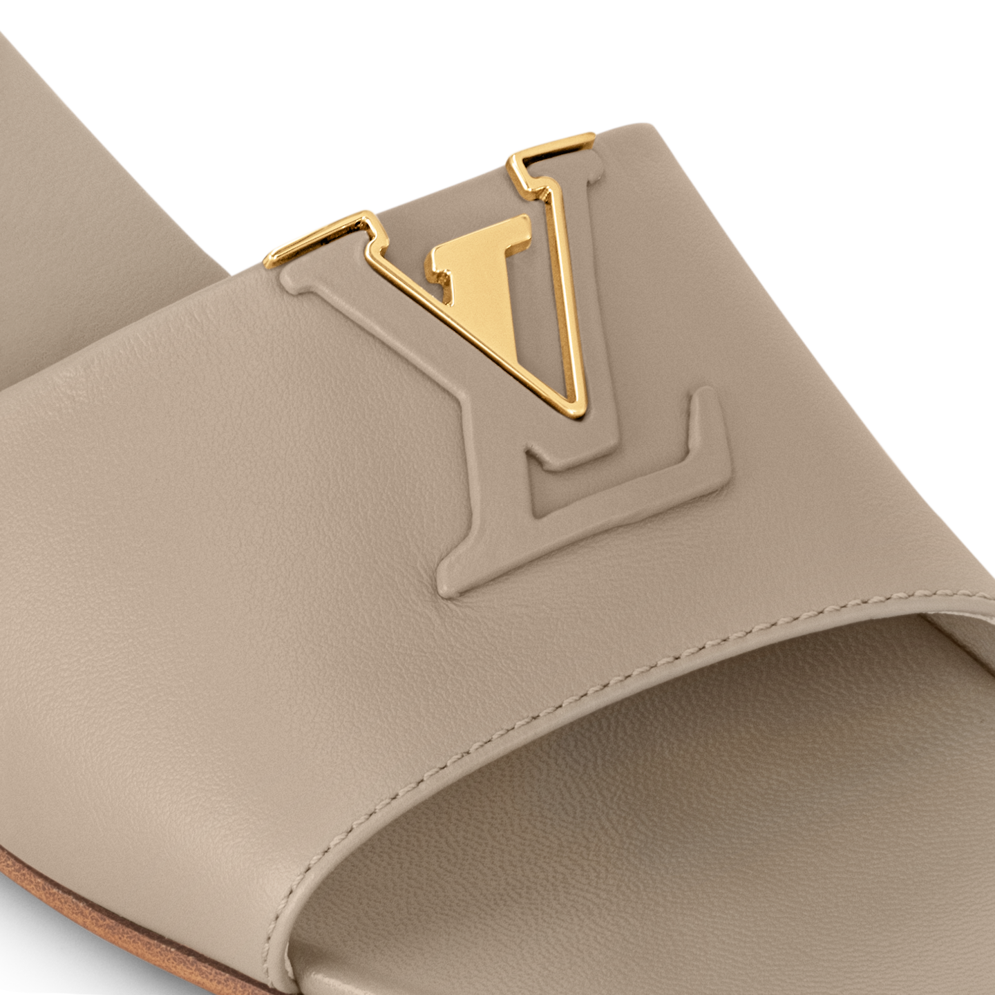 Dép Nữ Louis Vuitton LV Capri Flat Mules 'Galet' 1ACTN9 – LUXITY