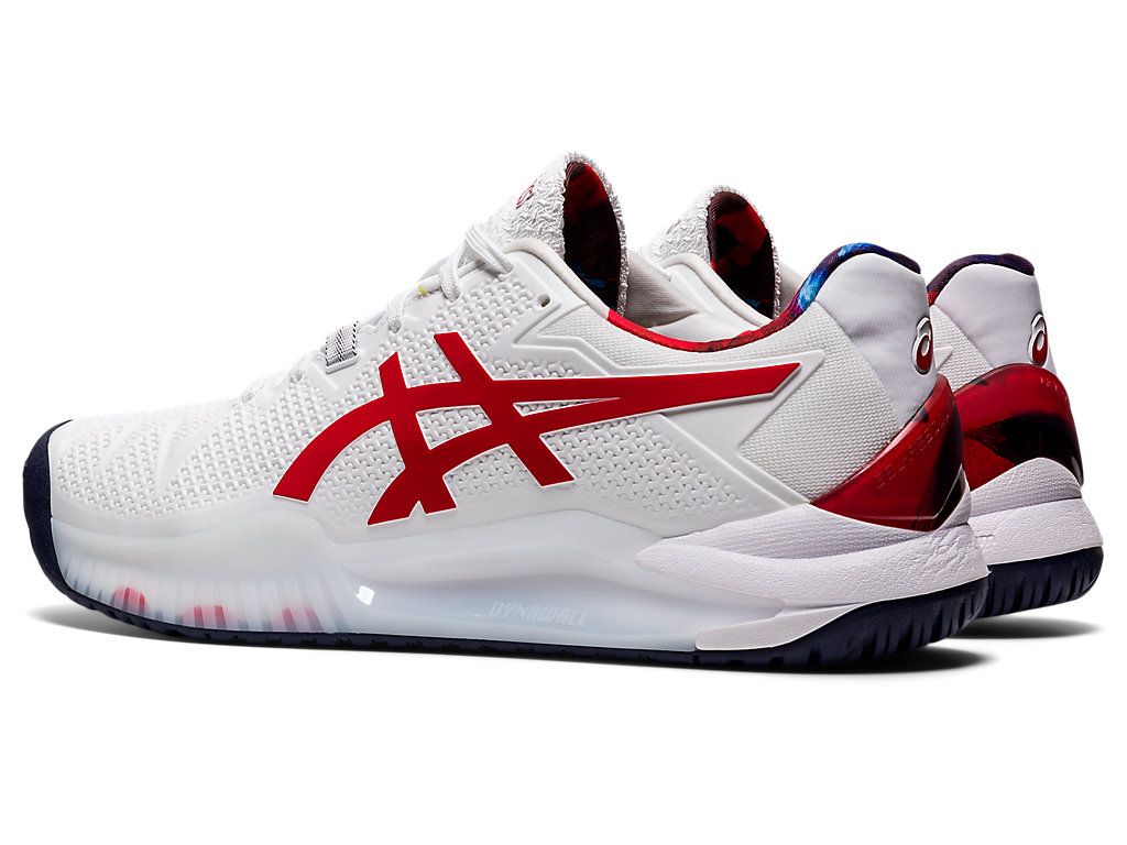  Giày Asics Gel Resolution 8 LE 'White Red' 