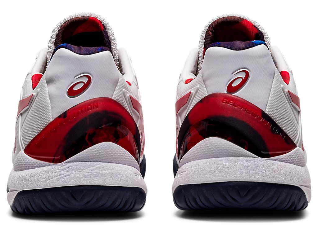  Giày Asics Gel Resolution 8 LE 'White Red' 