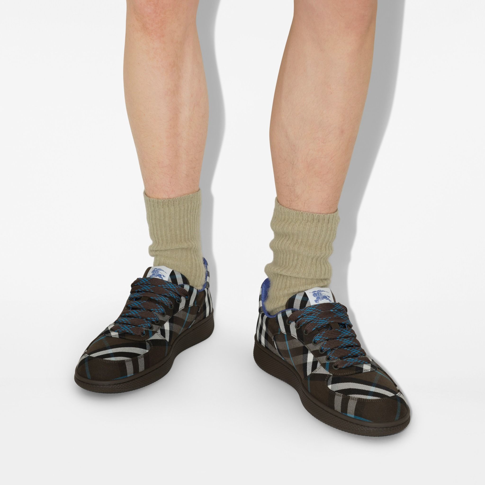  Giày Nam Burberry Check Terrace Sneakers 'Snug' 