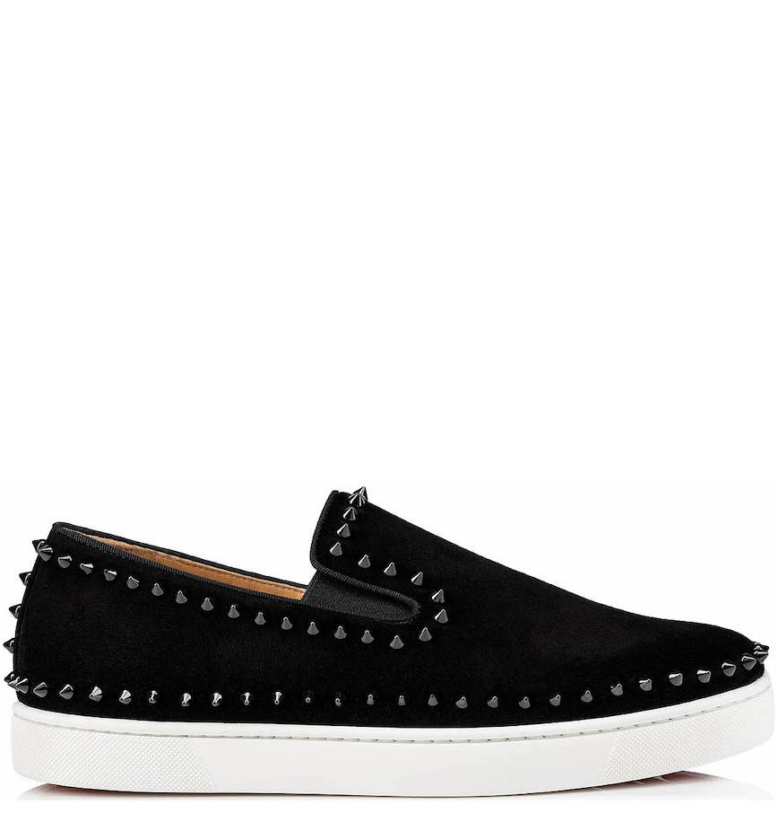  Giày Nam Christian Louboutin Pik Boat 'Black' 