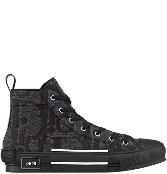  Giày Nam Dior B23 High-top Sneaker 'Black' 