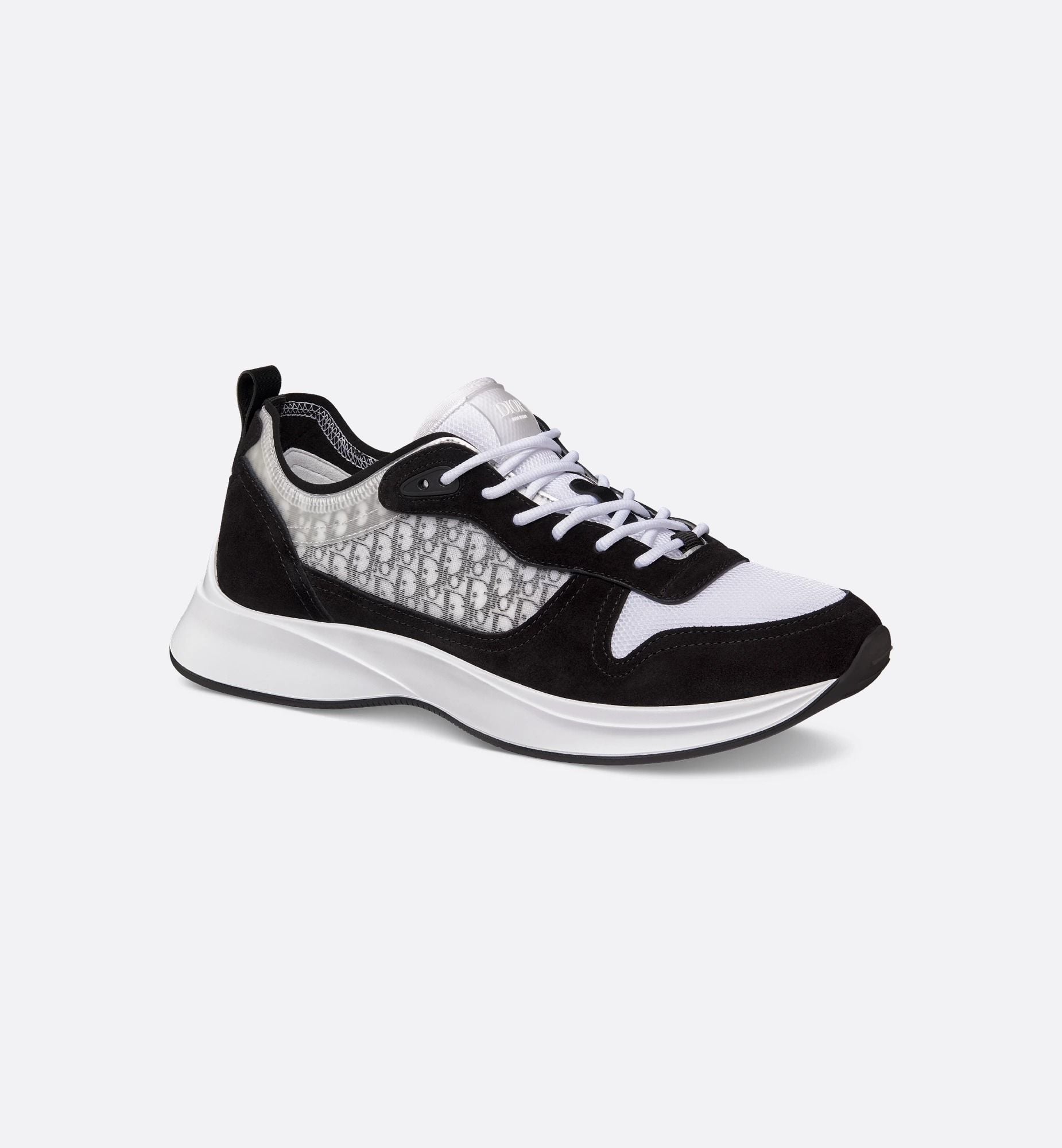  Giày Nam Dior B25 Runner Sneaker 'Black' 