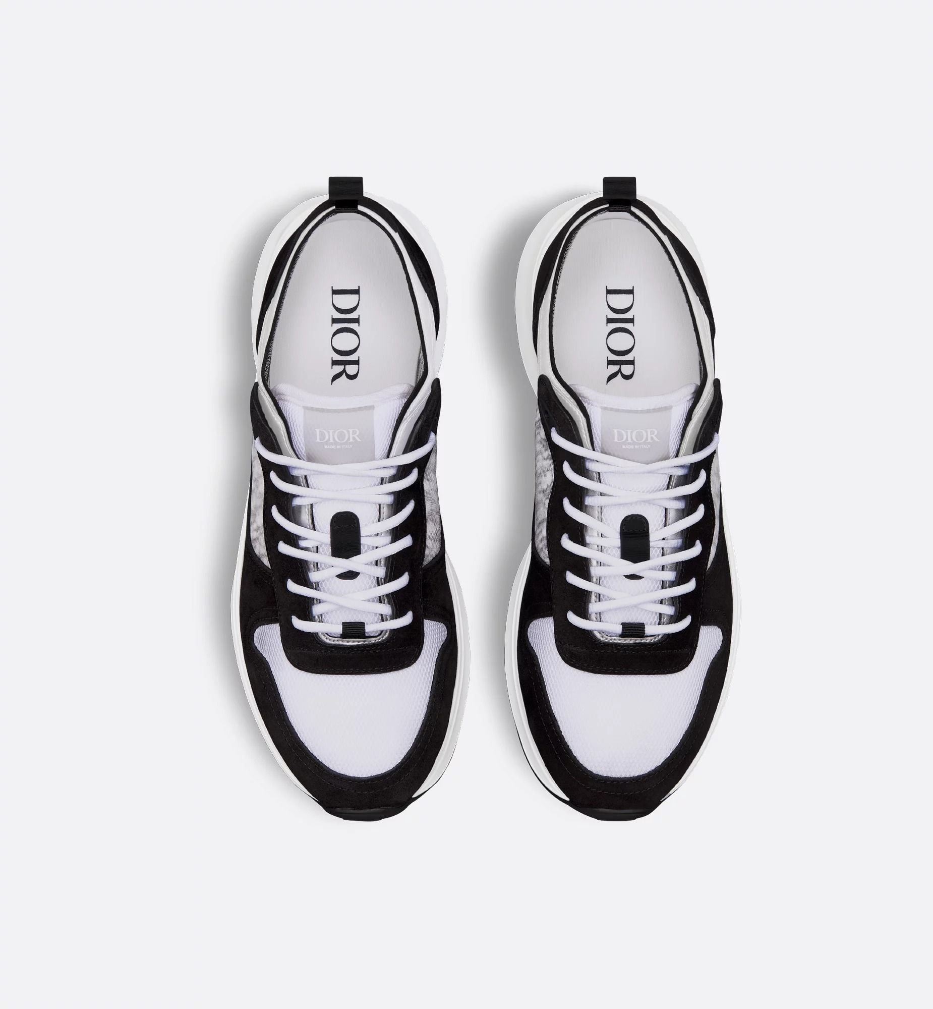  Giày Nam Dior B25 Runner Sneaker 'Black' 