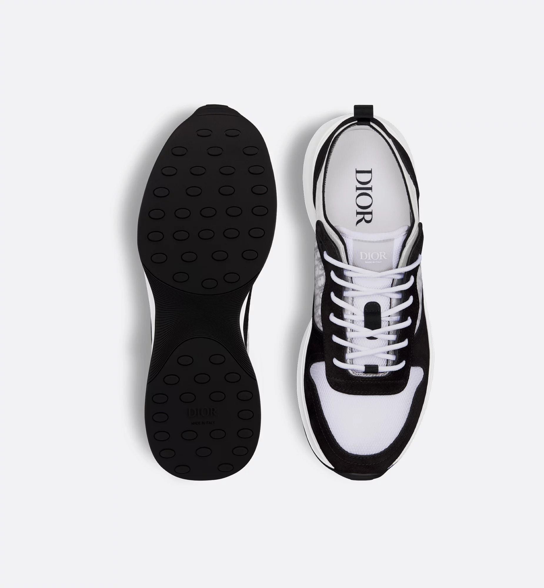  Giày Nam Dior B25 Runner Sneaker 'Black' 
