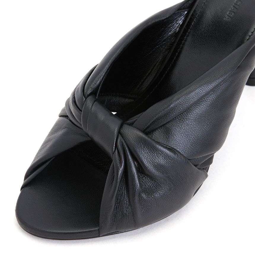  Giày Nữ Balenciaga Drapy Mules 'Black' 