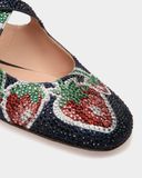  Giày Nữ Bally Ballyrina Flat 'Strawberry Print' 