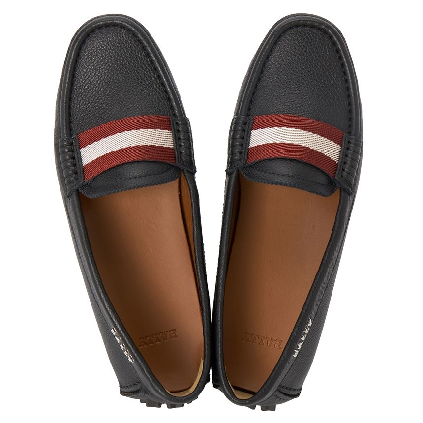  Giày Nữ Bally Moccasin Driving Shoes 'Black' 