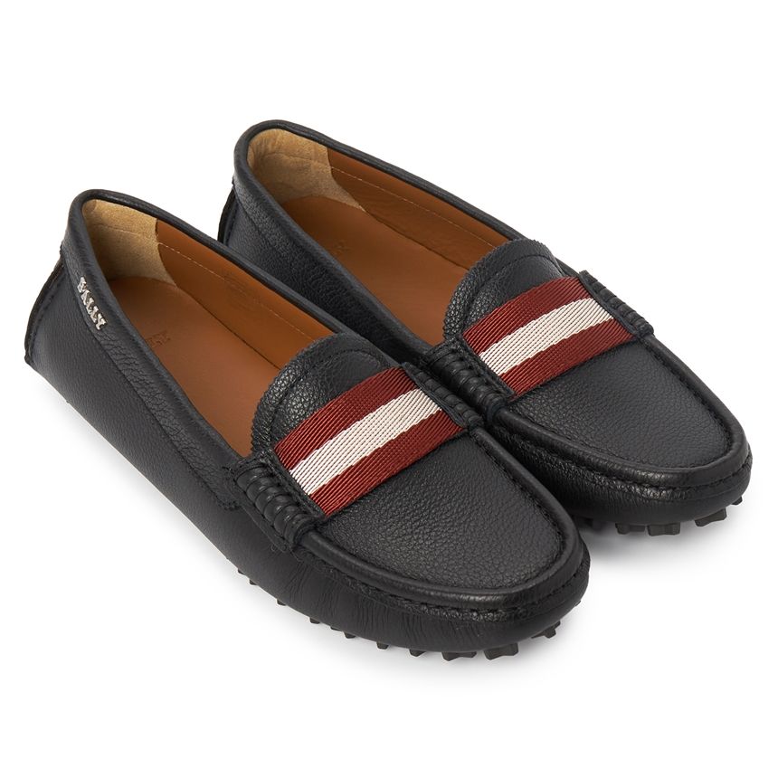  Giày Nữ Bally Moccasin Driving Shoes 'Black' 