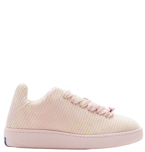  Giày Nữ Burberry Check Knit Box Sneakers 'Cameo' 