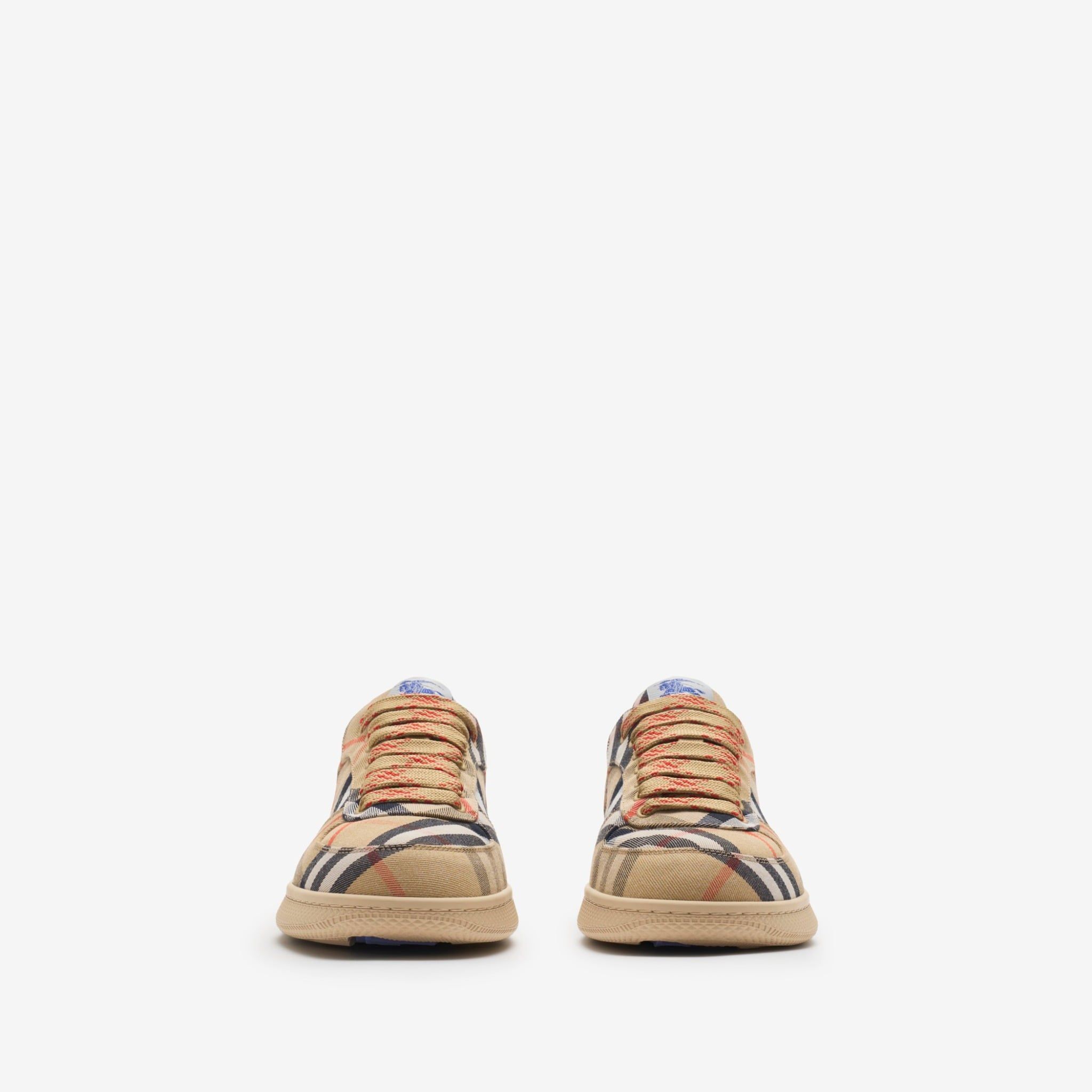  Giày Nữ Burberry Check Terrace Sneakers 'Sand' 