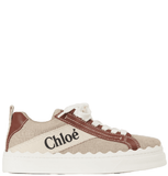  Giày Nữ Chloe Lauren Sneaker 'White & Brown' 