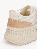  Giày Nữ Chloe Nama Sneaker 'Pearl Beige' 