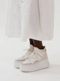  Giày Nữ Chloe Nama Wedge Sneaker 'White' 