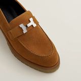  Giày Nữ Hermes Faubourg Loafer 'Naturel' 