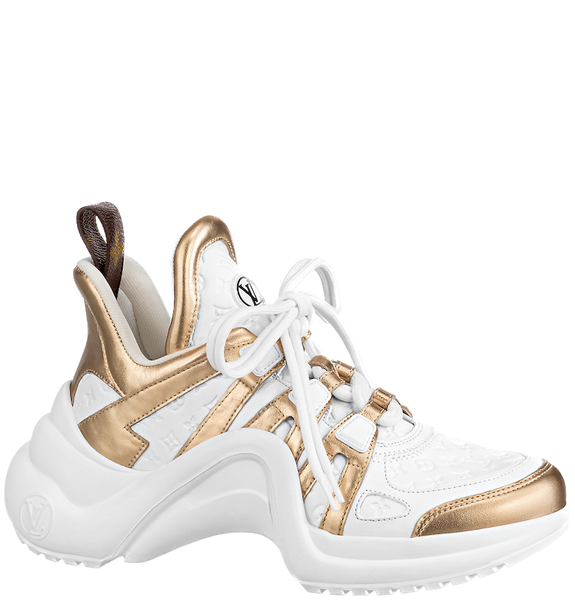  Giày Nữ Louis Vuitton LV Archlight Trainers 'Gold' 