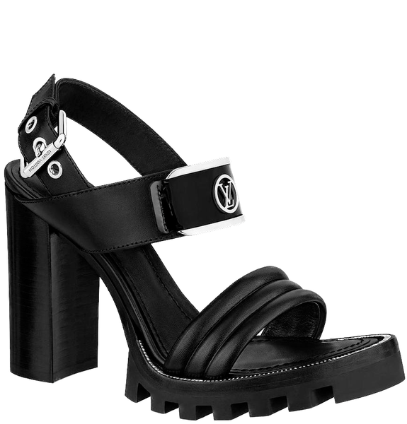  Giày Nữ Louis Vuitton Star Trail Sandals 'Black' 