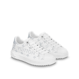  Giày Nữ Louis Vuitton Time Out Trainers 'Silver' 