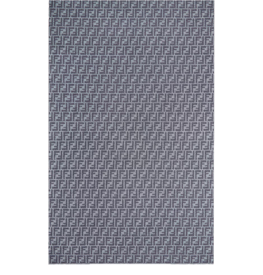  Khăn Fendi Scarf FF Jacquard Scarf 'Blue' 